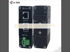 DIN Rail Industrial 802.3at 30W Gigabit PoE Injector Adapter 12~48V DC Power Booster εργοστασιακή τιμή