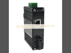 Μίνι Industrial 1000BASE-X σε 10/100/1000BASE-T 90W PoE++ μετατροπέας μέσων ενημέρωσης