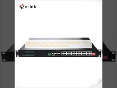 Βιομηχανικός L2+ Rackmount 24-Port 10/100/1000T + 4-Port 1000X SFP Διαχειριζόμενος διακόπτης Ethernet