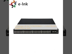 Λ3 Διαχειριζόμενος 48-Port 10/100/1000BASE-T + 4-Port 10G SFP+ Gigabit Ethernet Switch