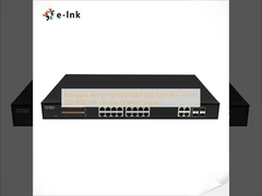 Διαχειριζόμενος 16-Port 10/100/1000T 802.3at PoE + 4-Port 100/1000 SFP Combo Ethernet Switch