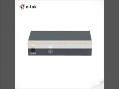 4x2.5Gbps RJ45 θύρες + 2 x10G SFP+ θύρες ινών Ethernet Switch