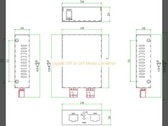 Μετατροπέας μέσων Gigabit SFP σε SFP