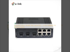 Βιομηχανικός διακόπτης Ethernet 6 θύρων 10/100T 802.3af/at PoE + 3 θύρων 100BASE-FX