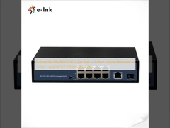 8-Θύρο 10/100/1000T 802.3at PoE + 1-Θύρο Uplink Ethernet + 1-Θύρο Gigabit SFP Ethernet Switch