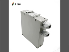 6 κιβώτιο συναρμογών ινών DIN-ραγών λιμένων