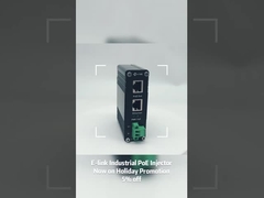 12~48V DC Power Input Βιομηχανικός ενέττης Gigabit PoE+