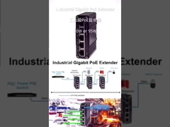 Βιομηχανικό 1-Port 802.3bt PoE++ σε 4-Port 802.3af/at Gigabit PoE Extender