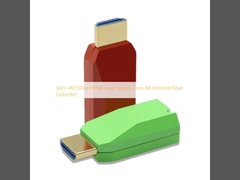 Μίνι 4K/30Hz HDMI πάνω από Single-Core Multimode Fiber Extender