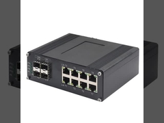 Βιομηχανικός L2+ 8-Port 10/100/1000T + 4-Port 1000X SFP Διαχειριζόμενος διακόπτης Ethernet