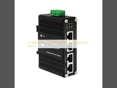 12~48VDC Εισροή ισχύος Βιομηχανικός 2-Port Gigabit PoE+ Injector