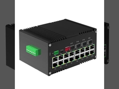 Βιομηχανικός L2+ 16-Port 10/100/1000T + 4-Port 1000X SFP Διαχειριζόμενος διακόπτης Ethernet