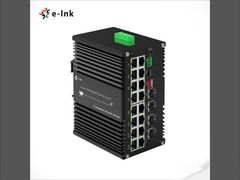 Βιομηχανικός L2+ 16-Port 10/100/1000T 802.3at PoE + 4-Port 1000X SFP Διαχειριζόμενος διακόπτης Ethernet