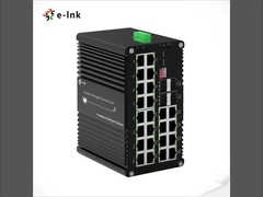 Βιομηχανικός L2+ 24-Port 10/100/1000T + 4-Port 1000X SFP Διαχειριζόμενος διακόπτης Ethernet