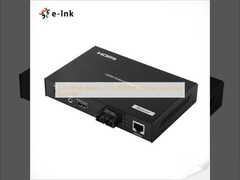 1-Ch HDMI Βίντεο + 1-Ch 10/100M Ethernet μέσω Fiber Extender