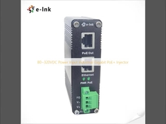 80~320VDC Ενέργεια Εισόδου Βιομηχανικός Gigabit PoE+ Injector