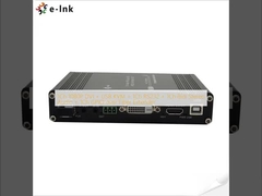 1Ch 1080P DVI + USB KVM + 1Ch RS232 + 1Ch Bidi Stereo Audio + 1Ch GPIO μέσω Fiber Extender