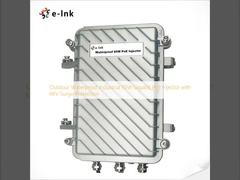 Υπαίθριος αδιάβροχος βιομηχανικός εγχυτήρας σημείου εισόδου 95W Gigabit με την προστασία κύματος 6KV