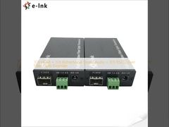 1Ch HDMI + 1Ch Διοπτικό Στερεοφωνικό + 1Ch RS232 μέσω Fiber Optic Extender