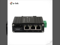 Μίνι Βιομηχανικός 3-Port 10/100/1000T 802.3at PoE + 1-Port 1000X SC Ethernet Switch με είσοδο 12~48VDC