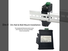 Μίνι Βιομηχανικός 4-Port 10/100/1000T + 1-Port 100/1000X SFP Gigabit Ethernet Switch