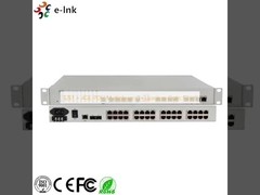 32E1 + 4GE PDH Multiplexer (1+1 εφεδρική οπτική ίνα)