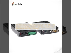 1Ch Δικατευθυντικό 3G-SDI με Loop-out + 1Ch Tally + 2Ch Δικατευθυντικό RS485 ή RS422 + 2Ch Στερεοφωνικό + 1Ch Μικροφώνημα μέσω μετατροπέα ινών