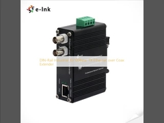 DIN-Rail Industrial 10/100Base-TX Ethernet μέσω Coax Extender
