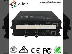 SD/HD/3G-SDI + RS485/RS422/RS232 Δεδομένα + 10/100M Ethernet μέσω Μετατροπέα Οπτικών Ινών