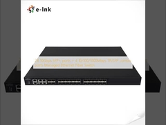 24 θύρες SFP+ 10Gbps + 4 θύρες combo TP/SFP 10/100/1000Mbps Διαχειριζόμενος Ethernet Fiber Switch