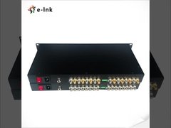 1U Rack-Mountable 8-Channel SD/HD/3G-SDI over Single Fiber CWDM Uncompressed Extender Υποστηρίζει θερμό s