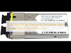 1.25Gbps SFP Αμφίδρομος Πομποδέκτης, Εμβέλεια 3km 1550nm TX / 1310nm RX