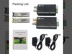 Μίνι τύπου 3G-SDI σε Fiber Converter με Tally & Αντίστροφο RS485 Άμεση συμβατότητα με κάμερες SDI