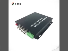 4Ch HD-AHD/HD-CVI/HD-TVI/CVBS 4-in-1 μετατροπέας βίντεο ινών με βιομηχανικό ευρύ φάσμα λειτουργικών δυνατοτήτων