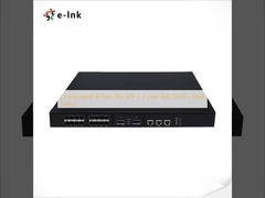 Λ3 Διαχειριζόμενος 16-Port 10G SFP + 2-Port 40G QSFP+ Fiber Switch