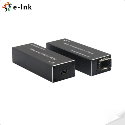 Προσαρμογέας δικτύου Micro Mini USB C σε SFP Fiber για φορητό υπολογιστή / υπολογιστή / tablet