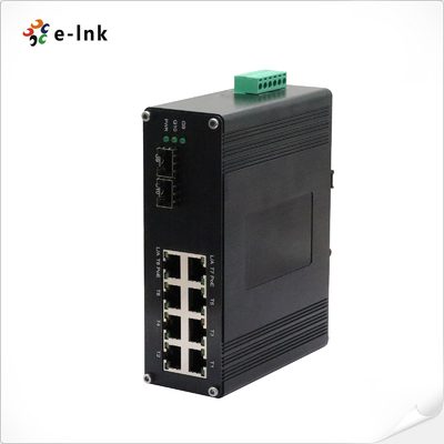 Βιομηχανικός 8-Port 10/100/1000M/2.5G 802.3at PoE + 2-Port 1.25G/2.5G/10G SFP+ Ethernet Switch