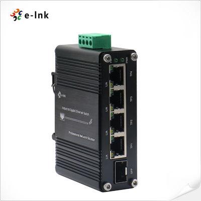 Μίνι Βιομηχανικός 4-Port 10/100/1000T + 1-Port 100/1000X SFP Gigabit Ethernet Switch