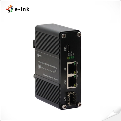 Μίνι Industrial Gigabit Ethernet PD Switch με έξοδο τύπου C
