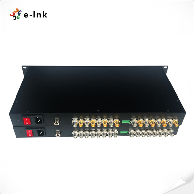 1U 8-κανάλι SD/HD/3G-SDI πάνω σε ενιαίο CWDM μη συμπιεσμένο εκτενιστή