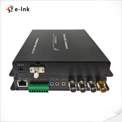 1Ch BIDI 3G-SDI Video + 2Ch Backward Analog Audio + 1Ch BIDI RS422 + 1Ch 100M Ethernet + 1Ch Backward Tally + 1Ch Backward Analog Τρι-επίπεδο συγχρονισμός μέσω Fiber Extender