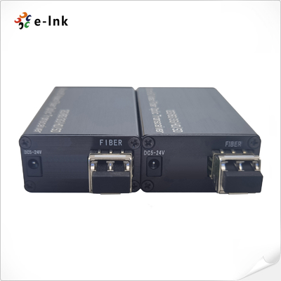 Μίνι 24G-SDI σε μετατροπέα ινών με 24G-SDI 2*LC ίνες