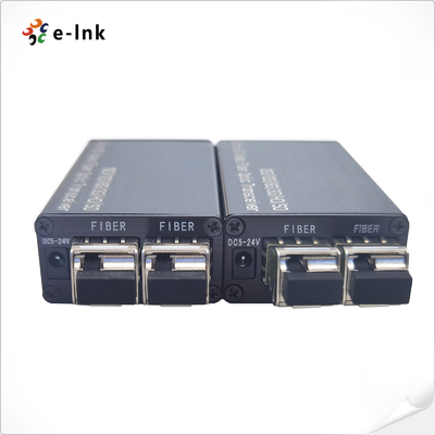 Μίνι 24G-SDI σε μετατροπέα ινών με 2 x 12G-SDI 1*LC ίνες