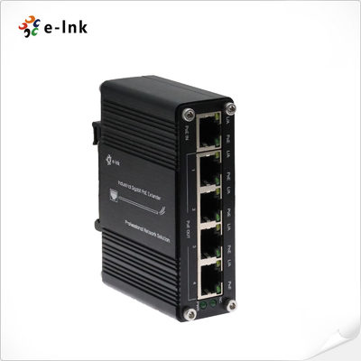 Βιομηχανικό 1-Port 802.3at PoE+ σε 4-Port 802.3af/at Gigabit PoE Extender