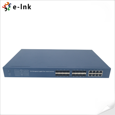 8G + 16SFP Διαχείριση Gigabit Fiber Switch