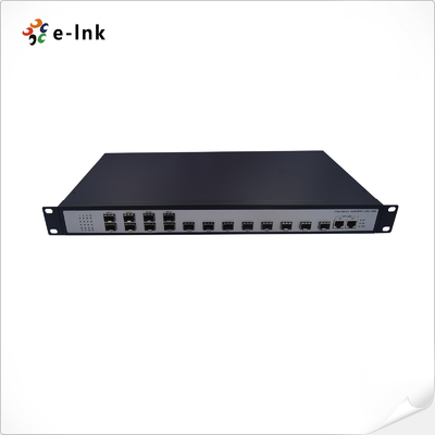 Μη διαχειριζόμενος 16-port 100Base-FX SFP + 2-10/100/1000-TX Switch