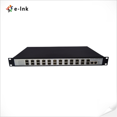 Μη διαχειριζόμενος διακόπτης 24 θύρων 100Base-FX SFP + 2-10/100/1000-TX