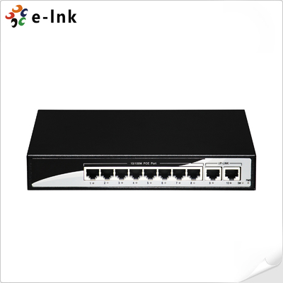 8-θύρωρος 10/100BASE-T PoE και 2-θύρωρος 100BASE-T Uplink Ethernet Switch