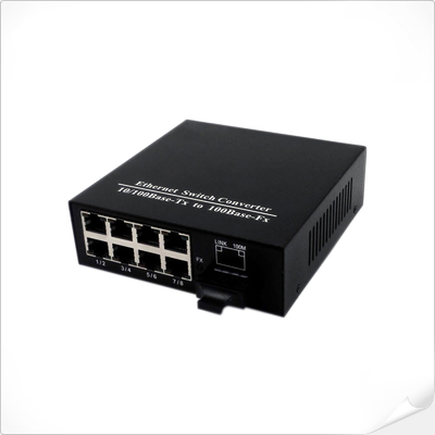 8-Θύρο 10/100Base-TX + 1-Θύρα 100Base-FX Fiber Ethernet Switch