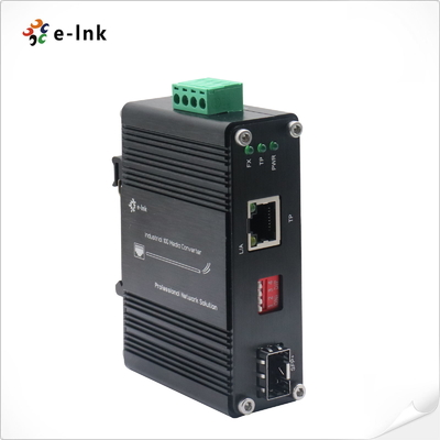 Μετατροπέας πολυμέσων Mini Industrial 10G/5G/2.5G/1G/100M Copper to 10GBASE-X SFP+